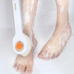 Gentle Long Handle Bath Brush Soft Shower Brush for Back and Body