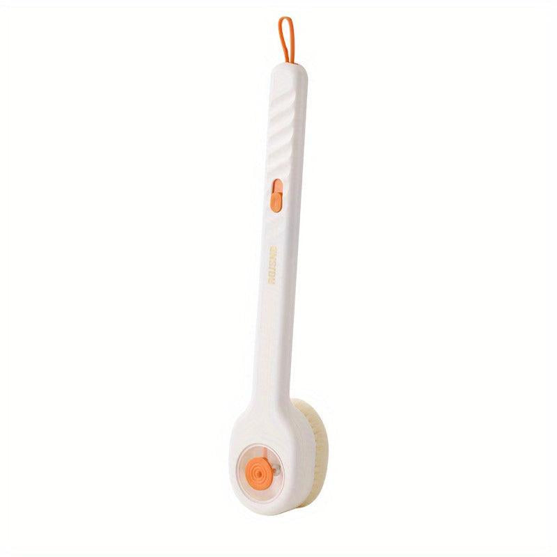 Gentle Long Handle Bath Brush Soft Shower Brush for Back and Body