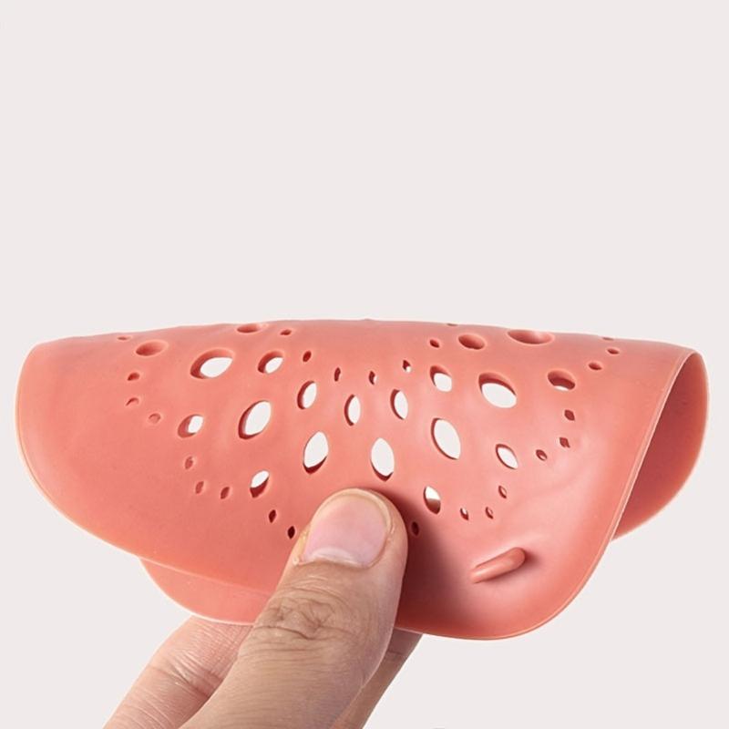 2pcs Silicone Hair Catcher Shower Drain Cover for Bathroom Bathtub