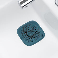 2pcs Silicone Hair Catcher Shower Drain Cover for Bathroom Bathtub