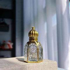 3 6 12ml Golden Glass Bottle Perfume Essential Bottle