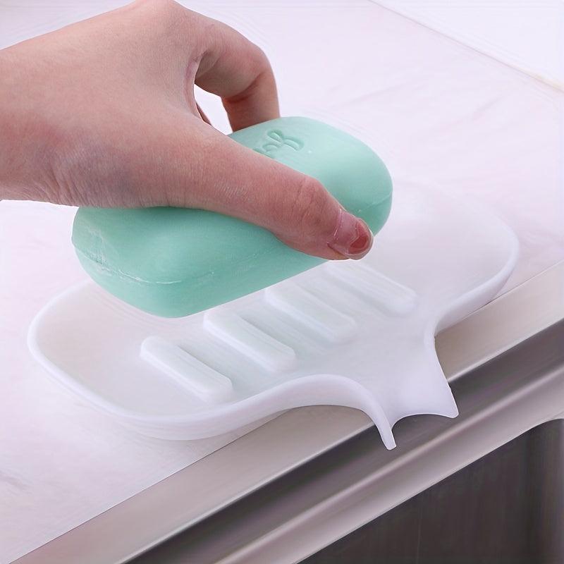 Self Draining Soap Holder Plastic Soap Box Bathroom Accessories