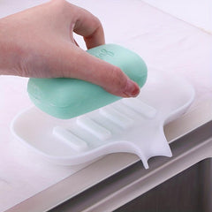 Self Draining Soap Holder Plastic Soap Box Bathroom Accessories
