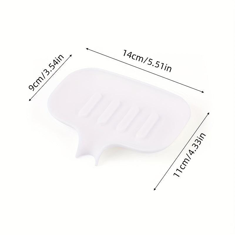 Self Draining Soap Holder Plastic Soap Box Bathroom Accessories