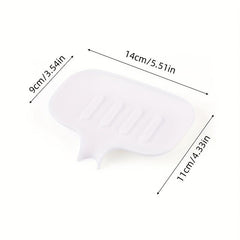 Self Draining Soap Holder Plastic Soap Box Bathroom Accessories