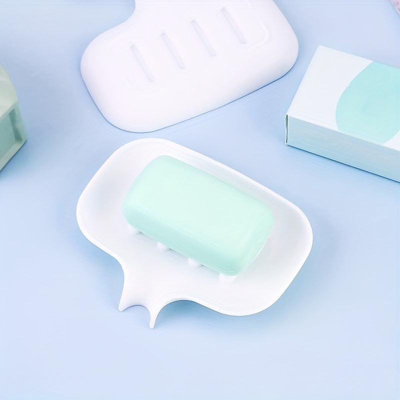 Self Draining Soap Holder Plastic Soap Box Bathroom Accessories