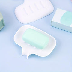 Self Draining Soap Holder Plastic Soap Box Bathroom Accessories