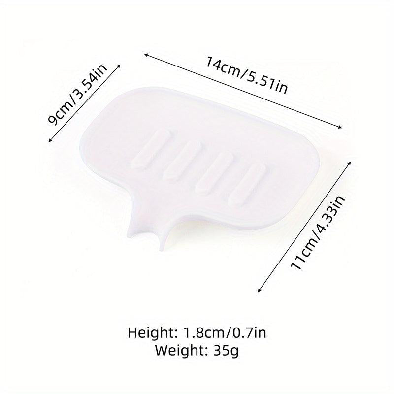 Self Draining Soap Holder Plastic Soap Box Bathroom Accessories