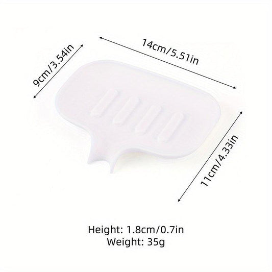 Self Draining Soap Holder Plastic Soap Box Bathroom Accessories
