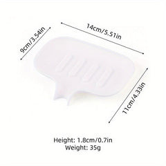 Self Draining Soap Holder Plastic Soap Box Bathroom Accessories