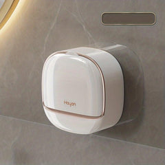 Wall Mounted Soap Box with Lid, Bathroom and Laundry Organizer