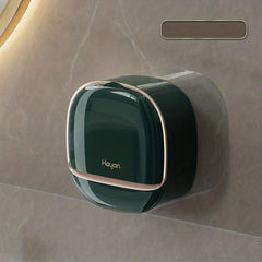 Wall Mounted Soap Box with Lid, Bathroom and Laundry Organizer