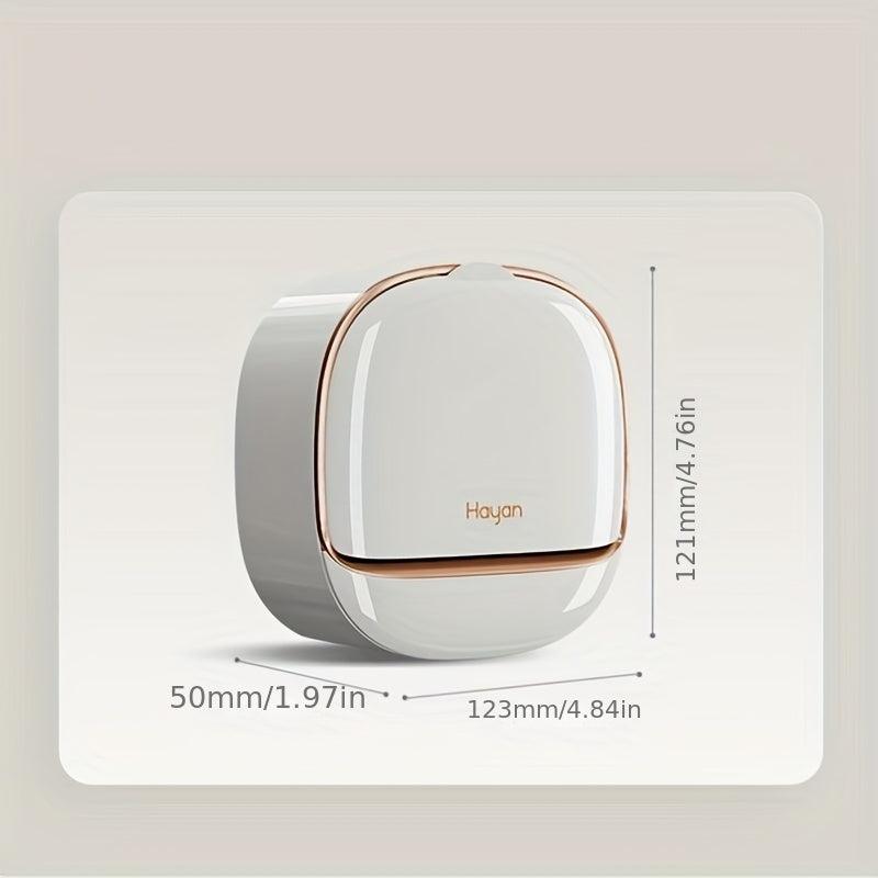 Wall Mounted Soap Box with Lid, Bathroom and Laundry Organizer