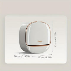 Wall Mounted Soap Box with Lid, Bathroom and Laundry Organizer