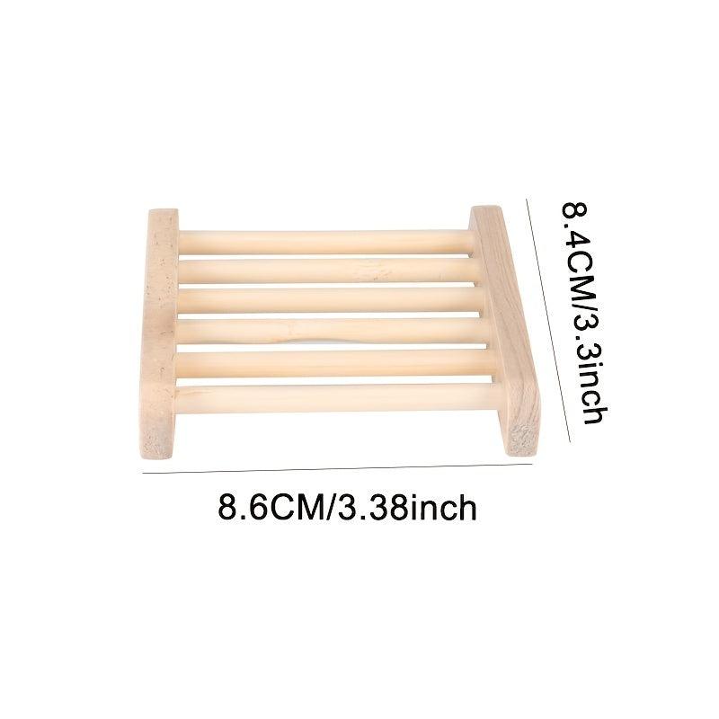 Wooden Soap Box Punch Soap Holder Soap Dish Drain Soap Tray Bathroom Accessories