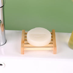 Wooden Soap Box Punch Soap Holder Soap Dish Drain Soap Tray Bathroom Accessories
