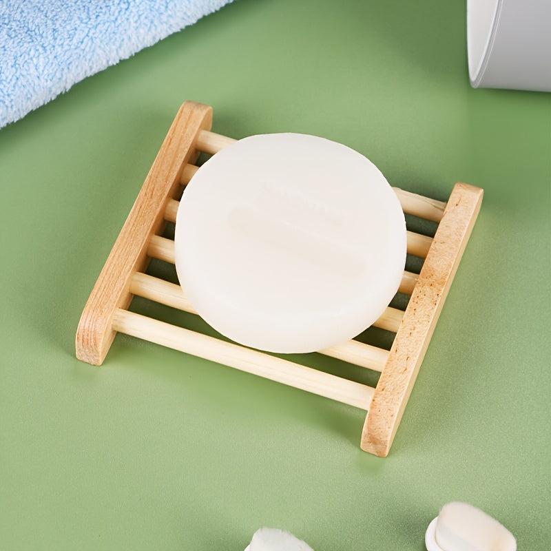 Wooden Soap Box Punch Soap Holder Soap Dish Drain Soap Tray Bathroom Accessories