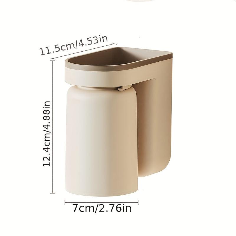 Wall Mounted Toothbrush Holder with Gargle Cup