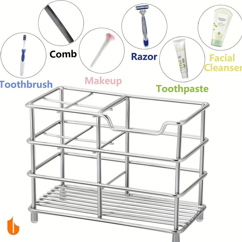 304 Stainless Steel Toothbrush Holder Bathroom Accessories Storage Box