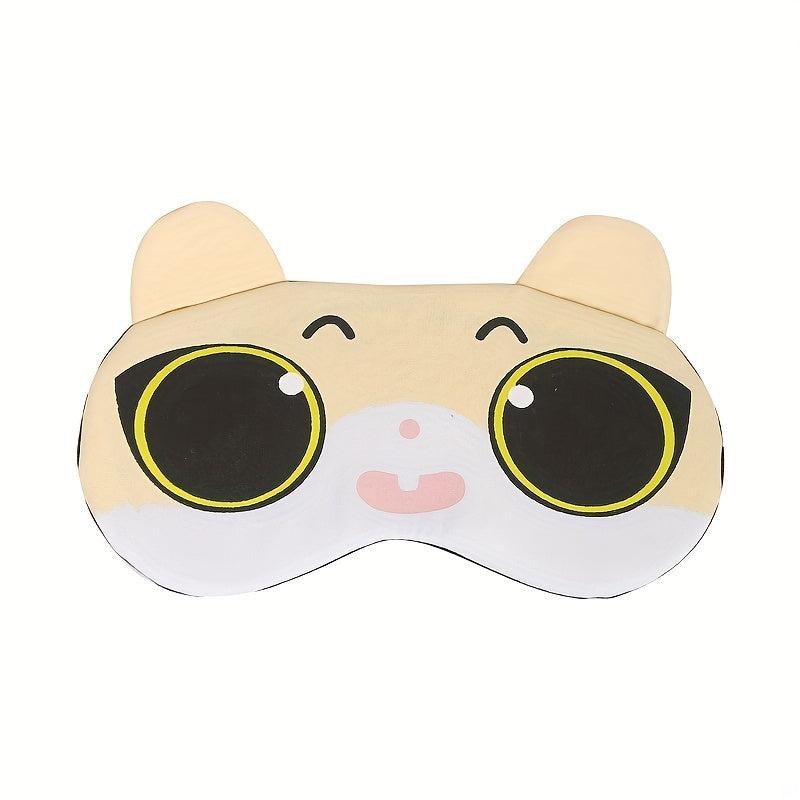 Cartoon Eye Mask Big Eye Pattern Shading Eye Mask Travel Essential