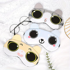 Cartoon Eye Mask Big Eye Pattern Shading Eye Mask Travel Essential