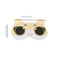 Cartoon Eye Mask Big Eye Pattern Shading Eye Mask Travel Essential