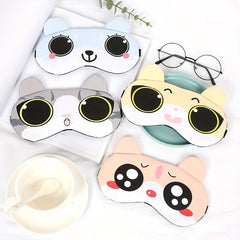 Cartoon Eye Mask Big Eye Pattern Shading Eye Mask Travel Essential