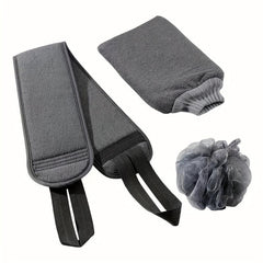 Men's Bath Ball Towel Set for Gentle Exfoliation and Cleansing