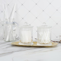 Bathroom Storage Jars Set with Lids - Apothecary Can