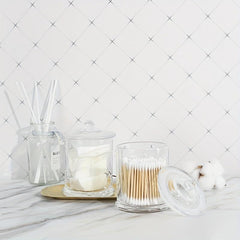 Bathroom Storage Jars Set with Lids - Apothecary Can