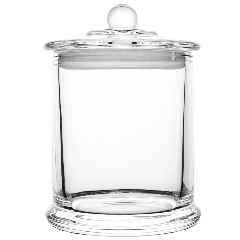 Bathroom Storage Jars Set with Lids - Apothecary Can