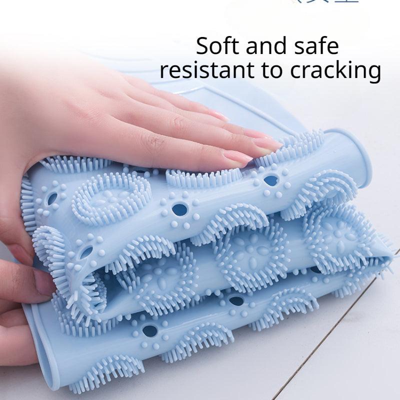 Round Bathroom Non Slip Mat Quick Drying Suction Cup Floor Mat