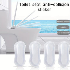 5pcs Bidet Toilet Seat Bumpers Sticky Rubber Toilet Seat Bumpers