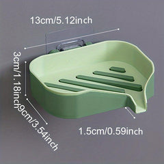 Wall Mounted Double Layer Soap Dish for Bathroom Organization