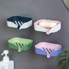 Wall Mounted Double Layer Soap Dish for Bathroom Organization