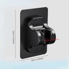 2pcs Aluminum Shower Bracket, No Wall Damage, Bathroom Accessory