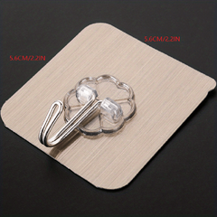 Transparent Seamless Hook Self Adhesive Wall Hanger Bathroom Kitchen Cloakroom