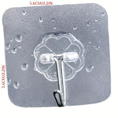 Transparent Seamless Hook Self Adhesive Wall Hanger Bathroom Kitchen Cloakroom