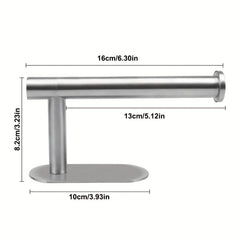 Toilet Roll Paper Holder Self adhesive Bathroom Tissue Storage Rack