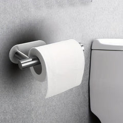 Toilet Roll Paper Holder Self adhesive Bathroom Tissue Storage Rack