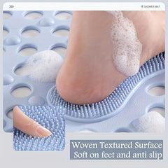 1pc Bathroom Anti-slip Mats Waterproof Household Shower Room Floor Mats