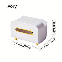 Nordic Style Desktop Tissue Box Phone Holder Remote Control Storage Box