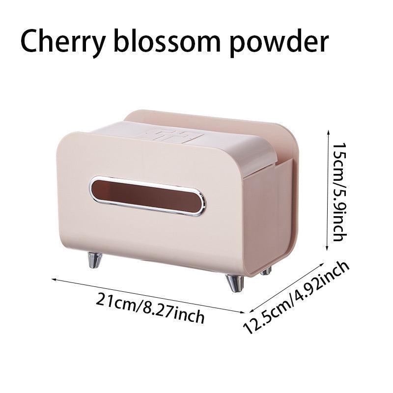 Nordic Style Desktop Tissue Box Phone Holder Remote Control Storage Box