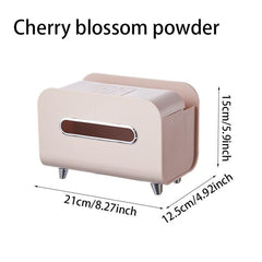 Nordic Style Desktop Tissue Box Phone Holder Remote Control Storage Box