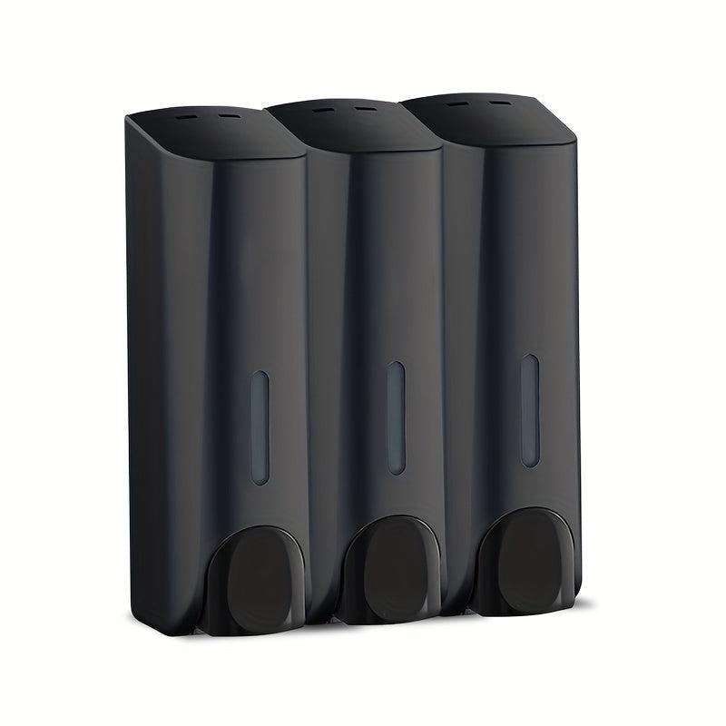 3pcs Manual Soap Dispenser Hand Sanitizer Shower Gel Shampoo Liquid Container