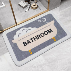 Absorbent Non Slip Floor Mat for Bathroom Toilet Bedroom