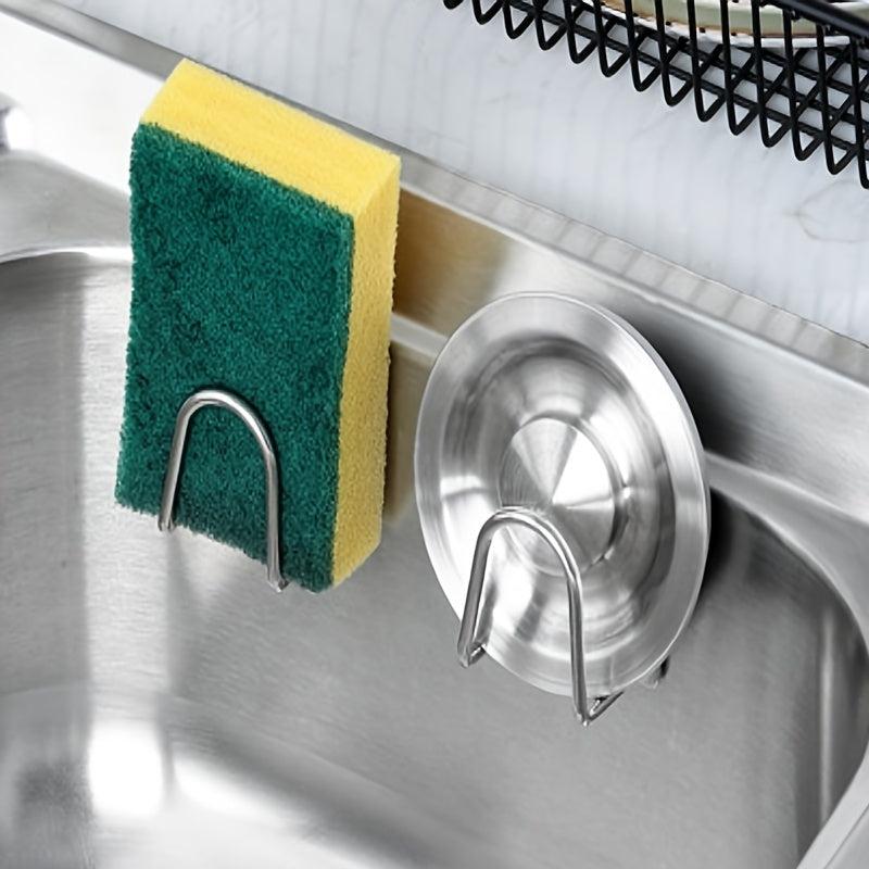 Sink Hook Sponge Holder Water Filter Rack Stainless Steel Shelf