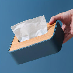 Plastic Tissue Box With Lid for Bathroom Living Room Bedroom