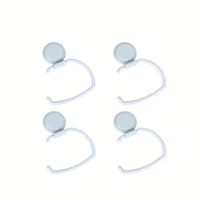 4pcs Multifunctional Towel Ring Bathroom Wall Mounted Towel Holder