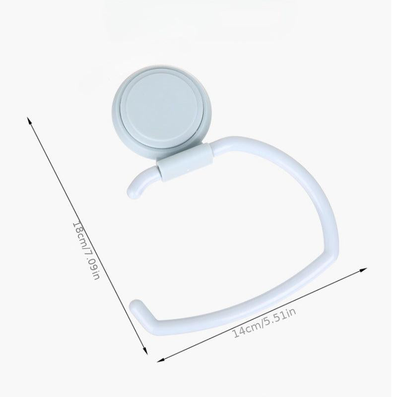 4pcs Multifunctional Towel Ring Bathroom Wall Mounted Towel Holder